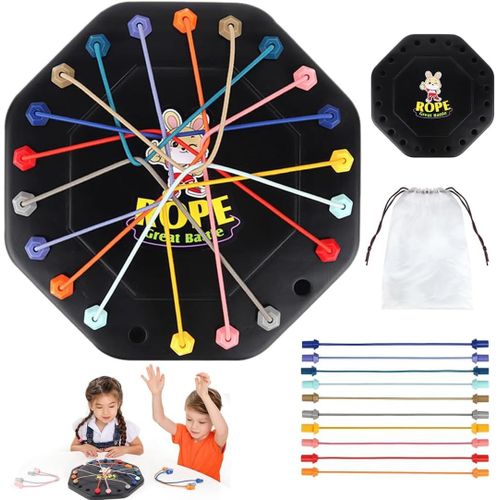 Eryi-1 Pièce Jouets Éducatifs Rope Battle,Jeu Casse Tête - Jeu De Réflexion Coffret Pour Les Voyages