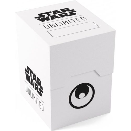Eryi-Asmodee - - Star Wars Unlimited Deck Box White-Black - Jeux De Société - Cartes À Jouer Et À Collectionner - Accessoires Et Protection