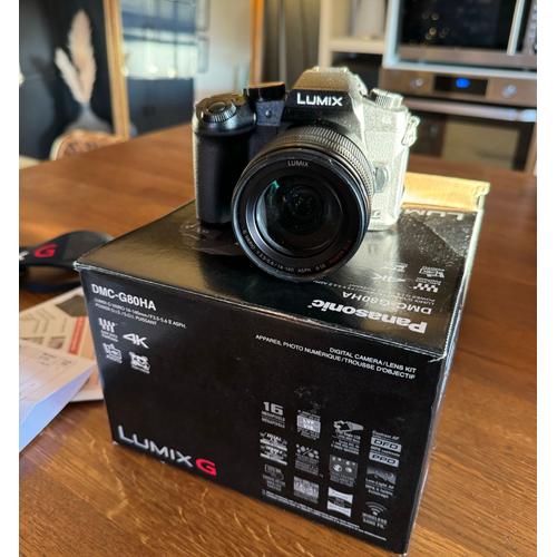 Panasonic Lumix G DMC-G80HA 16 Mpix + Objectif Vario 14-140mm - Noir