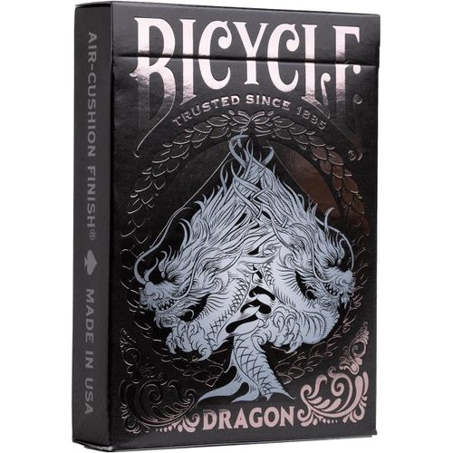 ERYI-Black Dragon - Jeu De 54 Cartes À Jouer - Jeu Emblématique À L¿Effigie De Créatures Légendaires ¿ Cartes Personnalisées De Collection - Magie/Carte Magie