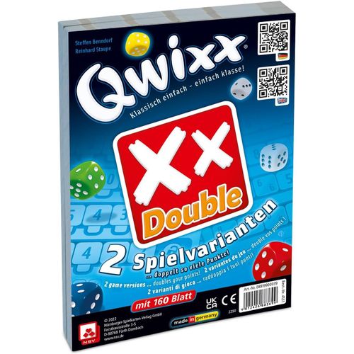 Eryi-- 4131 - Qwixx Double - Lot De 2 Blocs Supplémentaires - Jeu De Dés