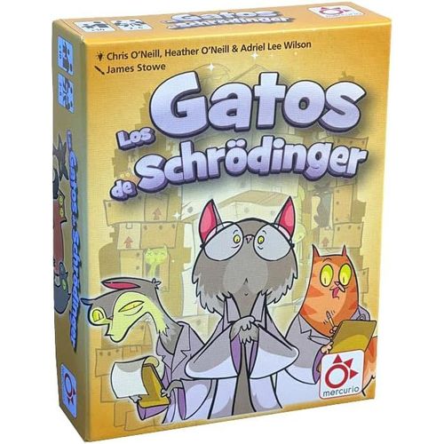 Eryi-Mercure - Les Chats De Schrödinger - Jeu De Cartes Familial - Mécanique De Puja, Lanternes Et Déduction - 2 À 6 Joueurs - Âge 10 Ans Et Plus - Rapide Et Amusant - Inspiré Par L'expérience De