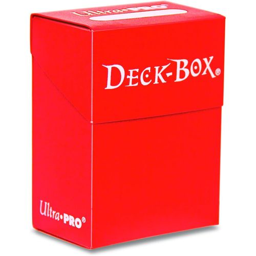 Eryi-Asmodee - 81452 - Accessoire De Jeu De Cartes À Jouer Et À Collectionner - Boîte Polydeck Pour 75 Deck Protectors - Rouge Nacré