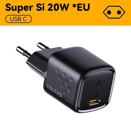 Mini 20w Eu Black - 20w Mini Usb Type C Chargeur Chargeur De Charge Rapide Charge Rapide Qc 4.0 3.0 Pour Iphone 12 Pro Samsung Xiaomi Chargeur De Téléphone