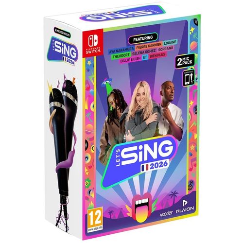 Let's Sing 2026 - 2 Mic Pack Switch