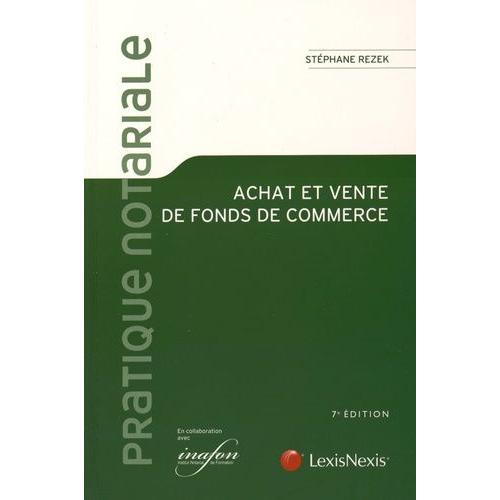 Achat Et Vente De Fonds De Commerce