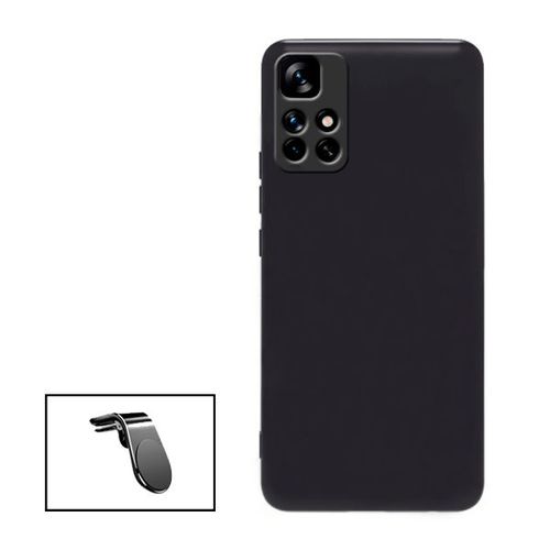 Kit Support Magnétique L Conduite En Toute Sécurité + Coque Silicone Liquide Pour Xiaomi Redmi Note 11