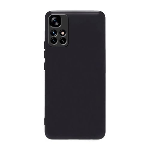 Coque Silicone Liquide Pour Xiaomi Redmi Note 11 - Noir