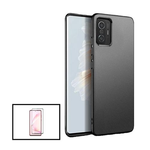 Kit Film De Verre Trempé 5d Full Cover + Coque Slimshield Pour Xiaomi 11t - Noir