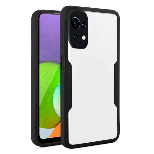 Coque Anti-Crash 360 Protection Résistant Aux Chocs Avant Et Arrière Pour Xiaomi Mi 11 Lite 5g Ne - Noir