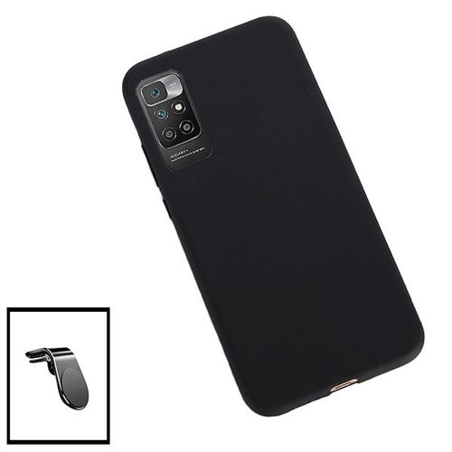 Kit Support Magnétique L Conduite En Toute Sécurité + Coque Silicone Liquide Pour Xiaomi Redmi Note 11 4g