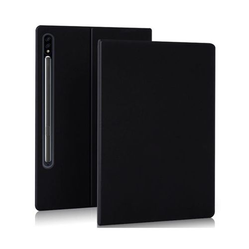 Coque Silicone Liquide Pour Samsung Galaxy Tab S8 - Noir