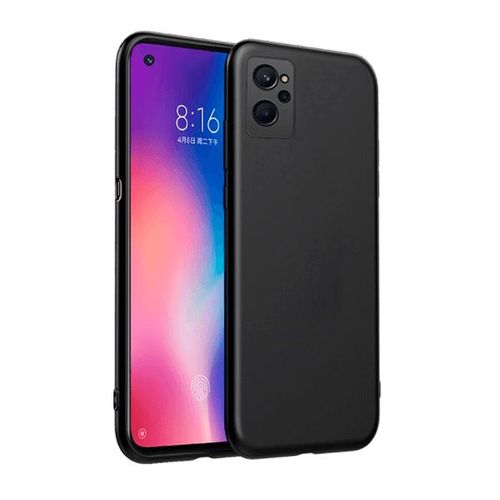 Coque Silicone Liquide Pour Realme 9i - Noir