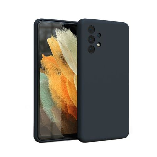 Coque Silicone Liquide Pour Samsung Galaxy A13 - Noir