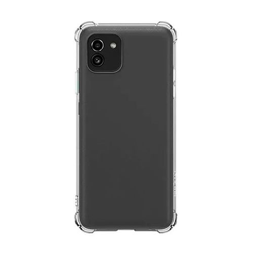 Coque Silicone Liquide Pour Samsung Galaxy A03 4g - Transparent