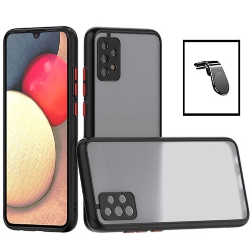 Kit Coque Anti Choque Caméra Protection + Support Magnétique L Safe Driving Voiture Pour Samsung Galaxy A33 5g - Noir