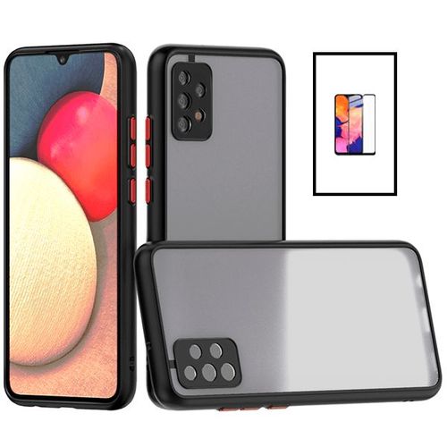 Kit Coque Anti Choque Caméra Protection + Film 5d Full Cover Pour Samsung Galaxy A33 5g - Noir