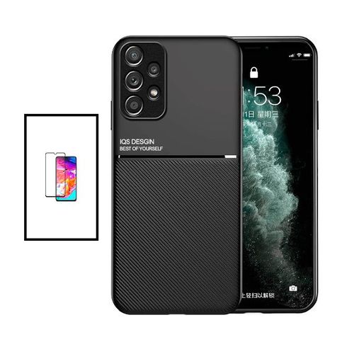 Kit Coque Magnetic Lux + 5d Full Cover Pour Samsung Galaxy A33 5g - Noir