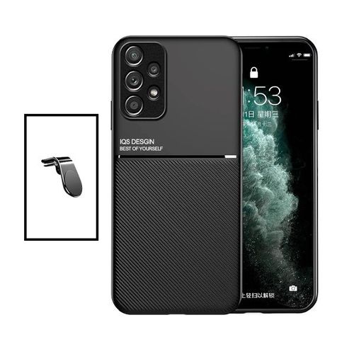 Kit Coque Magnetic Lux + Support Magnétique L Safe Driving Pour Samsung Galaxy A33 5g - Noir