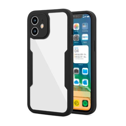 Coque Anti-Crash 360 Protection Résistant Aux Chocs Avant Et Arriére Pour Apple Iphone 11 - Noir