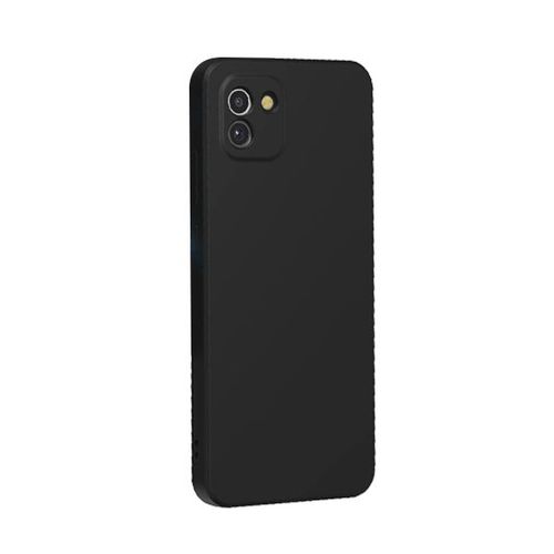 Coque Silicone Liquide Pour Samsung Galaxy A03 - Noir