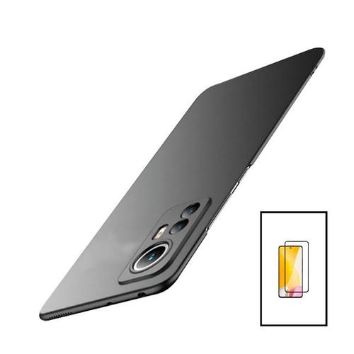 Kit Film Verre Trempé 5d Full Cover + Coque Slimshield Pour Xiaomi 12 Lite - Noir