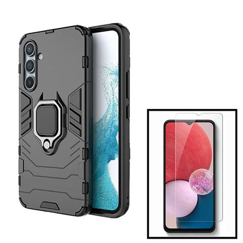 Kit Verre Trempé Clearglass + Coque 3x1 Military Defender Pour Samsung Galaxy A34 5g - Noir