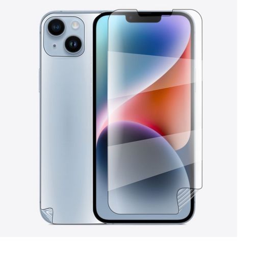 Film Hydrogel Full Cover Avant Et Arriére Pour Apple Iphone 15 Pro Max - Transparent