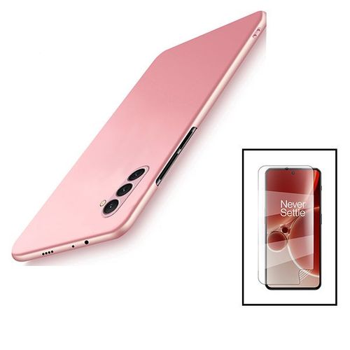Kit Film Hydrogel Full Cover Avant + Coque Slimshield Pour Samsung Galaxy A24 4g - Rose