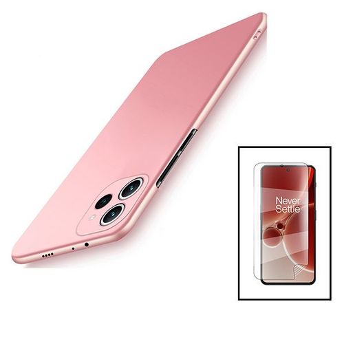 Kit Film Hydrogel Full Cover Avant + Coque Slimshield Pour Xiaomi Poco X5 Pro - Rose