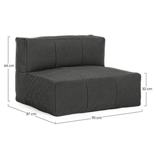 Fauteuil Pouf D'extérieur Sparrow Anthracite