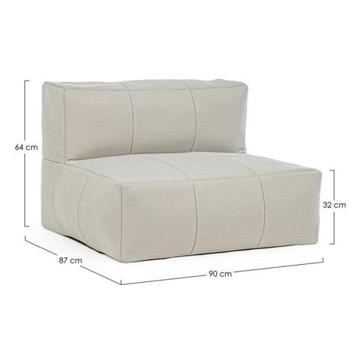 Fauteuil Pouf D'extérieur Sparrow Taupe