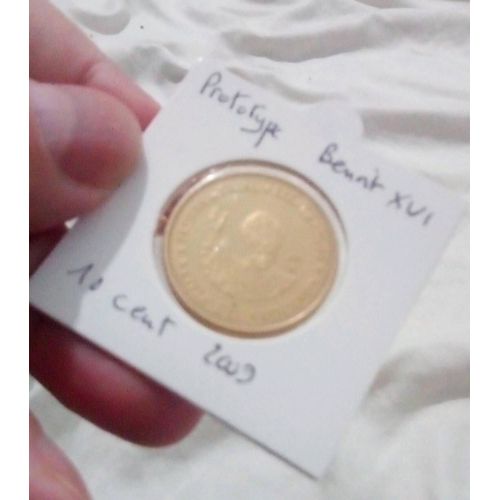 Monnaie 10 Cents Vatican 2009 Prototype