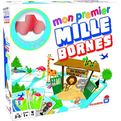 Eryi-\U2013 Mon Premier Mille Bornes Tous Au Zoo \U2013 Jeu De Société \U2013 Jeu De Plateau \U2013 A Jouer En Famille Ou Entre Amis \U2013 Jeu Enfant \U2013 1 Joueur Et Plus \U2013 Entre 3 Et 5 Ans