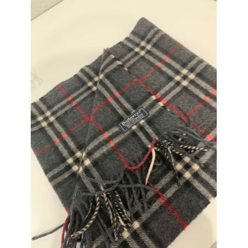 Echarpe Burberry Anthracite Cachemire