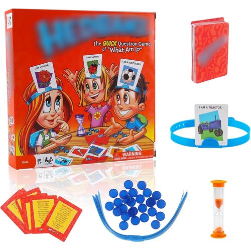 Eryi-Qui Est-Ce? Jeu De Société De Devinettes D'images, Jeu Devine Qui Je Suis, Jeu De Société De Déduction, Jeu De Cartes De Questions Rapide Adultes Et Enfants, Pour 2-6 Joueurs 7+ Ans(Version Angl