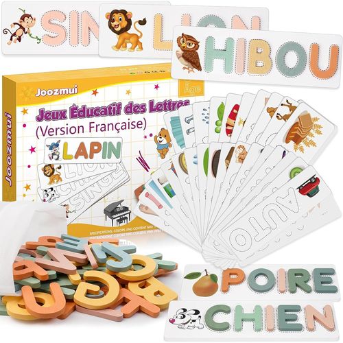 Eryi-Jouet Fille 3-8 Ans, Jeux Educatif 3-8 Ans Cadeau Fille 3-8 Ans Jouet Enfant 3-6 Ans Garçon Jouet Garcon Lettre