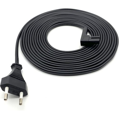 Vebner - Câbles d`Alimentation pour Sonos Play One, One SL et Play-1 (5 Mètre, 1 Câble, Noir)
