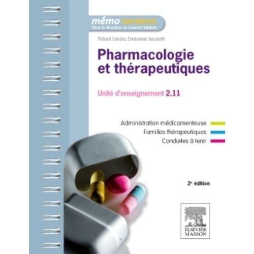 Pharmacologie Et Thérapeutiques : Ue 2.11
