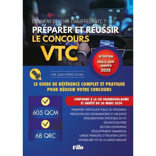 Préparer Et Réussir Le Concours Vtc
