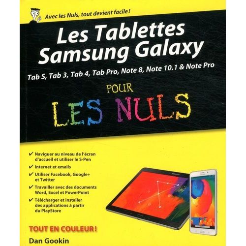 Les Tablettes Samsung Galaxy Pour Les Nuls