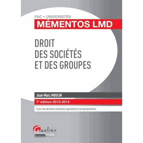 Droit Des Sociétés Et Des Groupes
