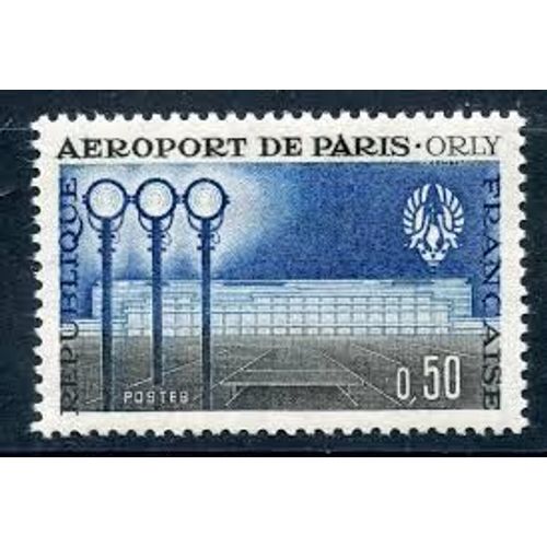 Inauguration De L'Aéroport Paris Orly Année 1961 N° 1283 Yvert Et Tellier Luxe