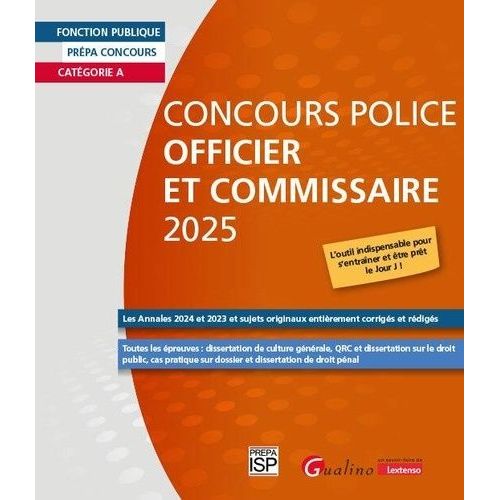 Concours Police Officier Et Commissaire - Catégorie A