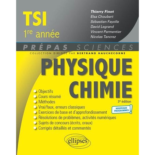 Physique-Chimie Tsi 1re Année