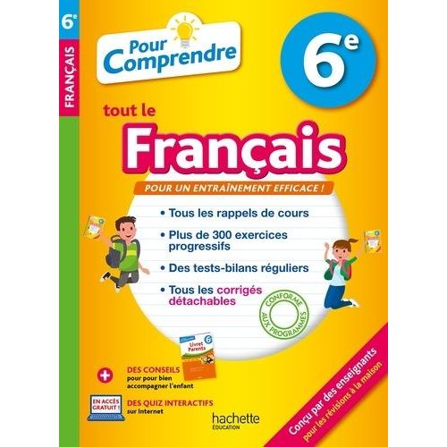 Pour Comprendre Tout Le Francais 6e