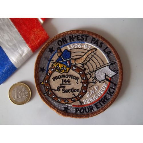 Ecusson École Nationale Police Périgueux Promotion 144 Insigne Tissu