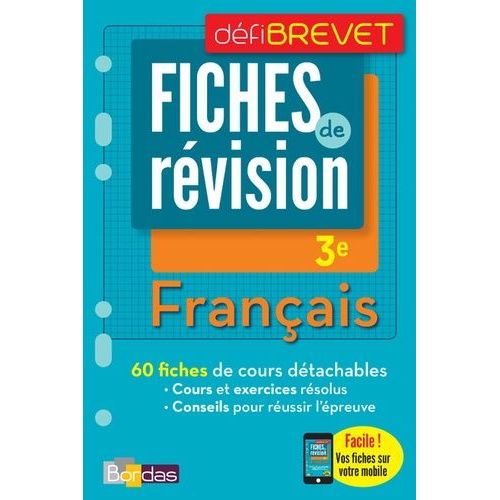 Français 3e - Fiches De Révision