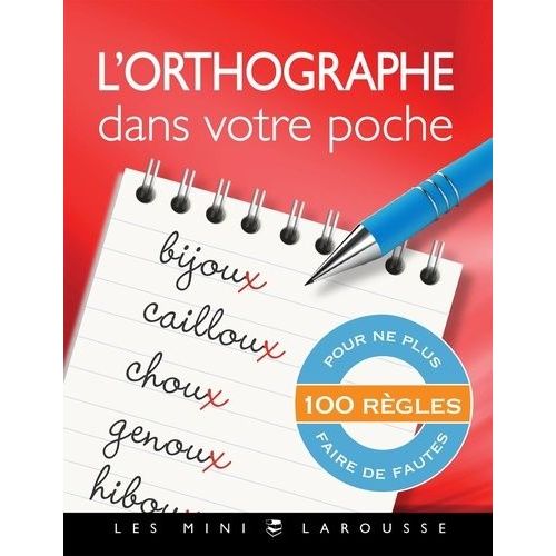 L'orthographe Dans Votre Poche
