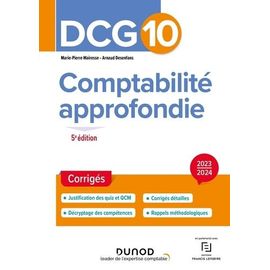 Dcg 10 - Comptabilité Approfondie - Corrigés